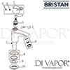 Bristan Capri Basin Tap 6 Litres Limit Spares